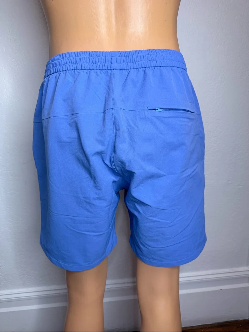 Outdoor Voices RecTrek 7” Shorts Men's Size Large Blue  Drawstring Activewear